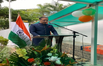 Glimpses of the 76th Independence Day of India celebrations at the Embassy of India, Caracas